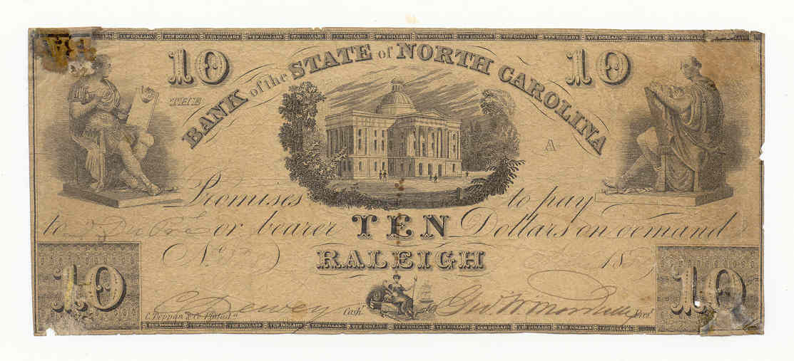 P1170CN Bank of the State of North Carolina, Raleigh $10