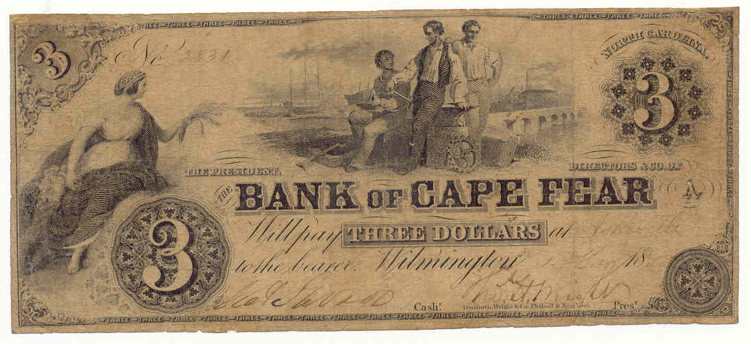 P40A Bank of Cape Fear, Wilmington $3