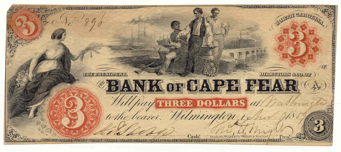 P40B Bank of Cape Fear, Wilmington $3