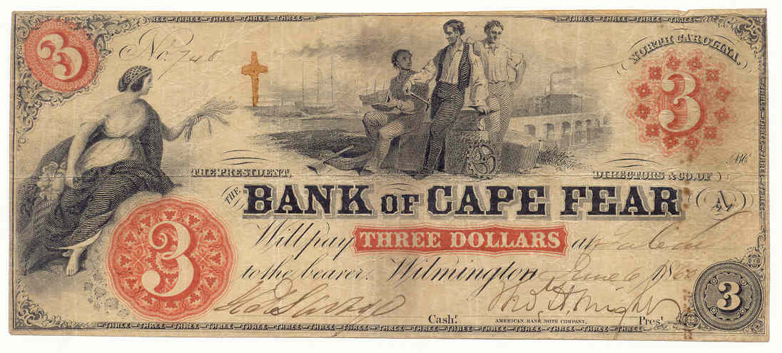 P40C Bank of Cape Fear, Wilmington $3