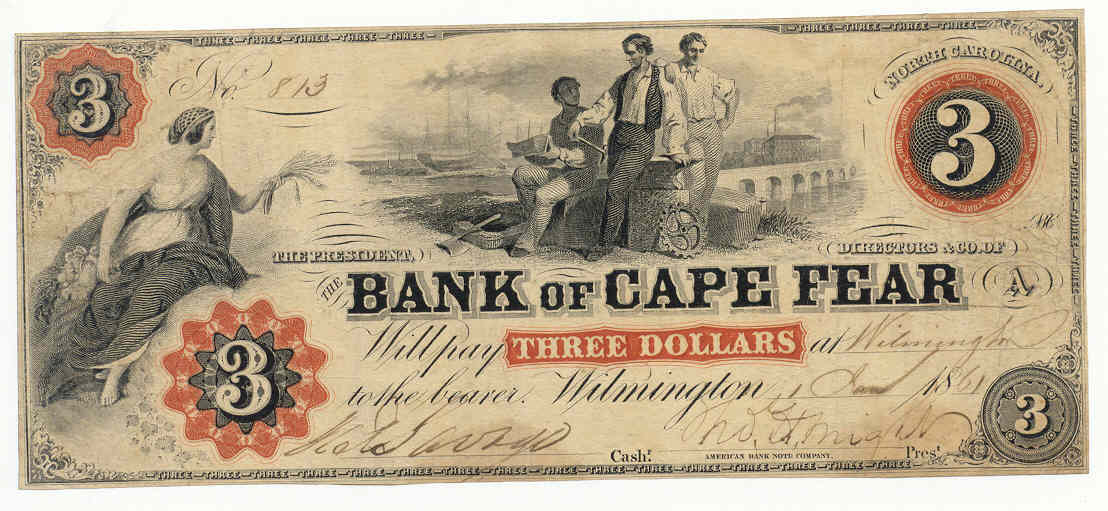P40D Bank of Cape Fear, Wilmington $3
