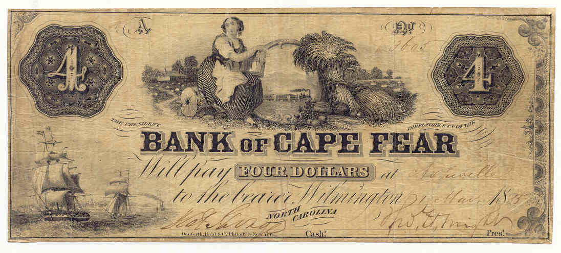 P70 Bank of Cape Fear, Wilmington $4
