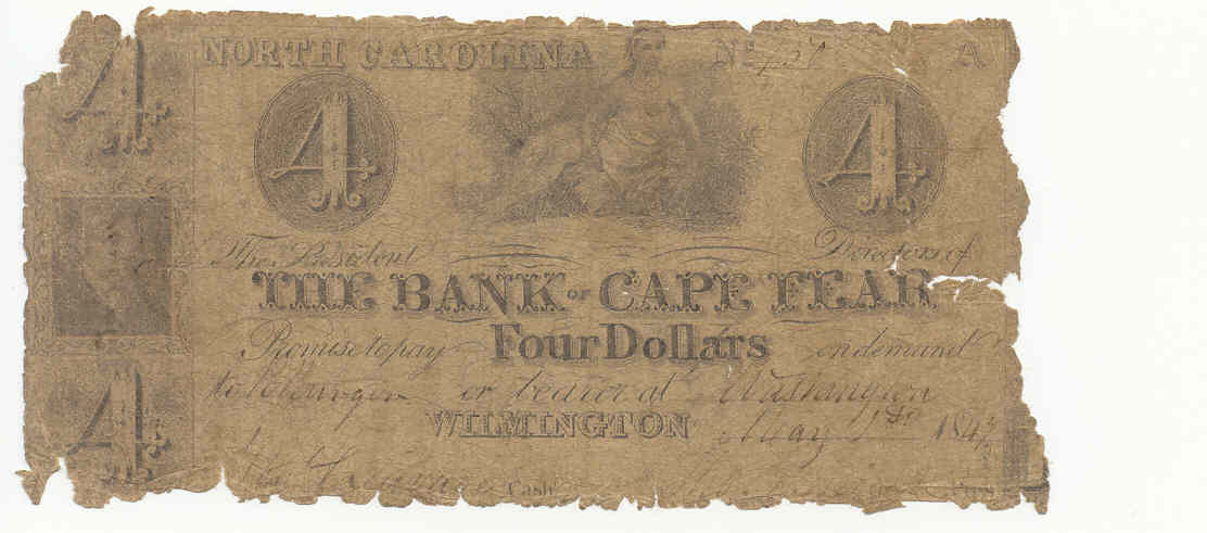 P95SP Bank of Cape Fear, Wilmington $4