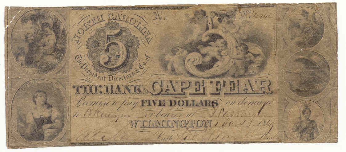 P120 Bank of Cape Fear, Wilmington $5