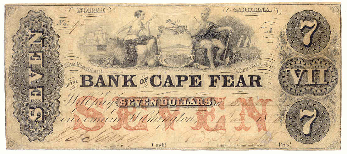 P170 Bank of Cape Fear, Wilmington $7