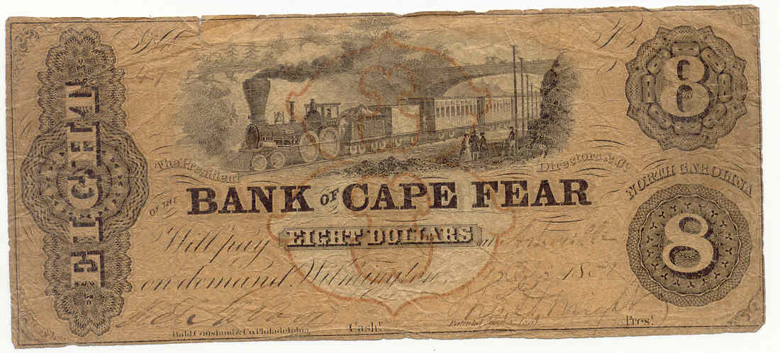 P180A Bank of Cape Fear, Wilmington $8