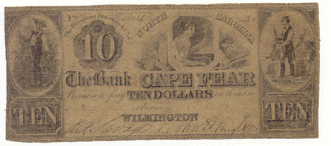 P220CN Bank of Cape Fear, Wilmington $10
