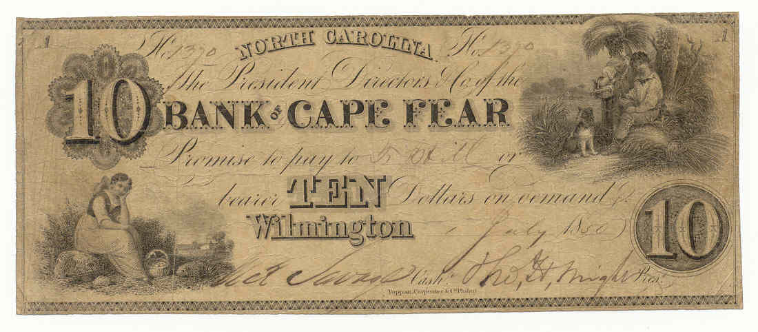 P240 Bank of Cape Fear, Wilmington $10