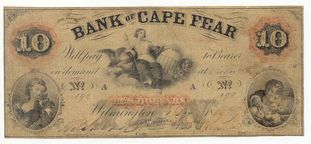 P260 Bank of Cape Fear, Wilmington $10