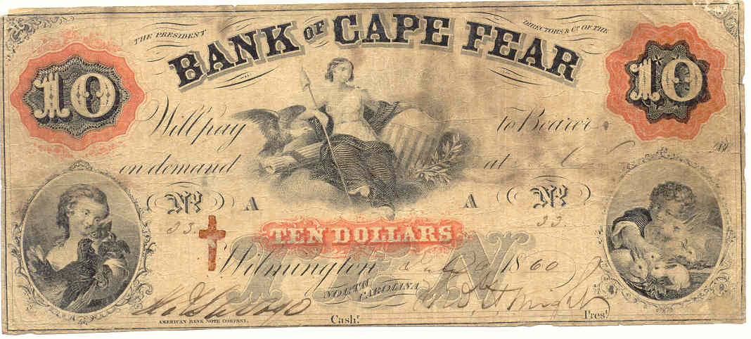 P260A Bank of Cape Fear, Wilmington $10
