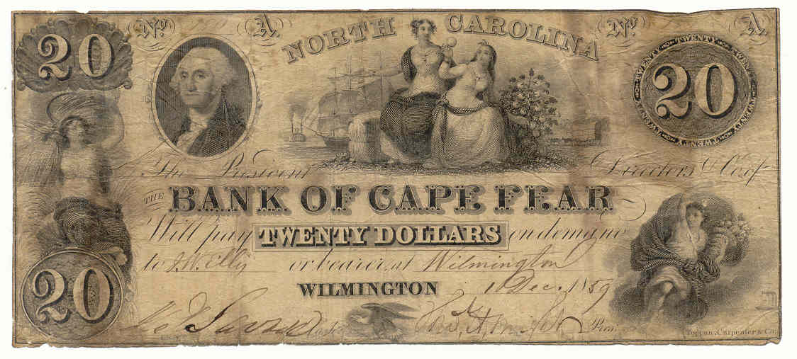 P280 Bank of Cape Fear, Wilmington $20