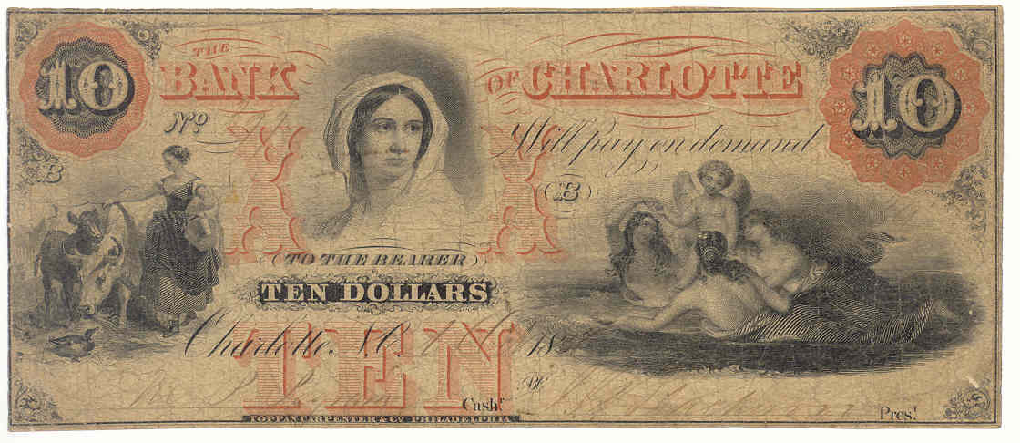P390 Bank of Charlotte, Charlotte $10