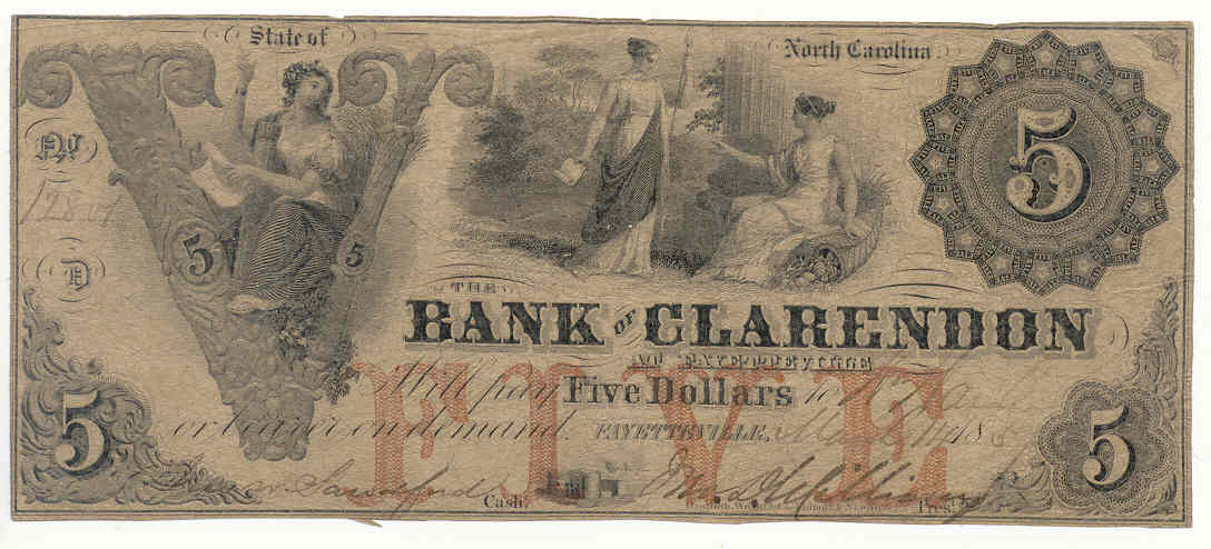 P450 Bank of Clarendon, Fayetteville $5