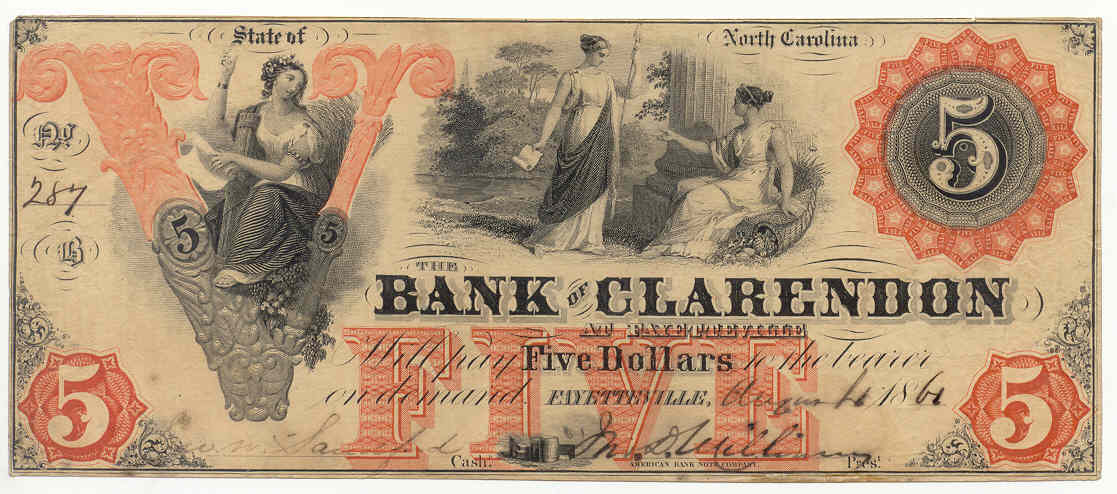 P450A Bank of Clarendon, Fayetteville $5