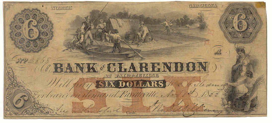 P460 Bank of Clarendon, Fayetteville $6