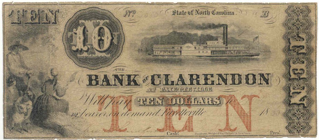 P500 Bank of Clarendon, Fayetteville $10