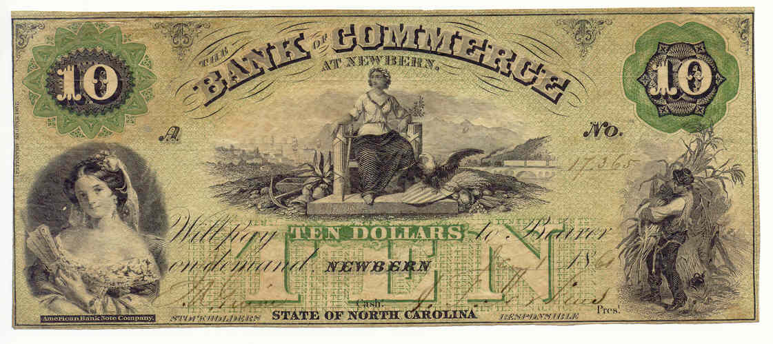 P530 Bank of Commerce, New Bern $10