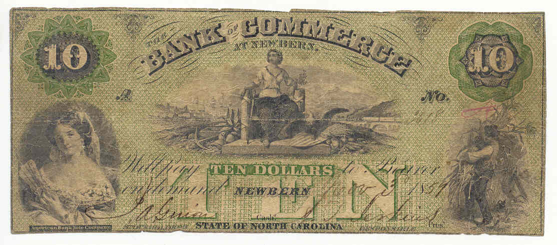P530 Bank of Commerce, New Bern $10