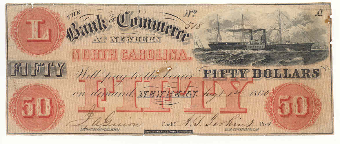 P535SP Bank of Commerce, New Bern $50