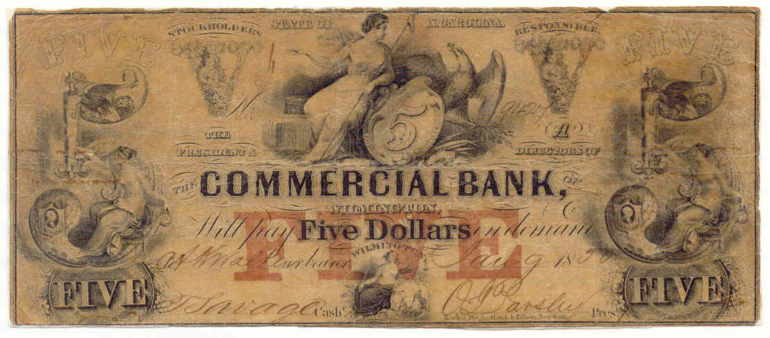 P580 Commercial Bank, Wilmington $5