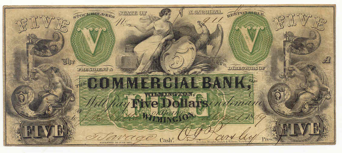 P580A Commercial Bank, Wilmington $5