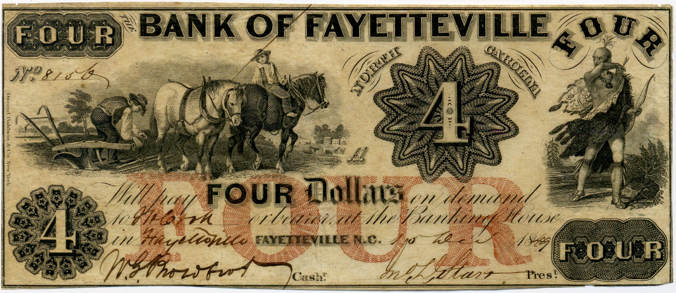 P800 Bank of Fayetteville, Fayetteville $4