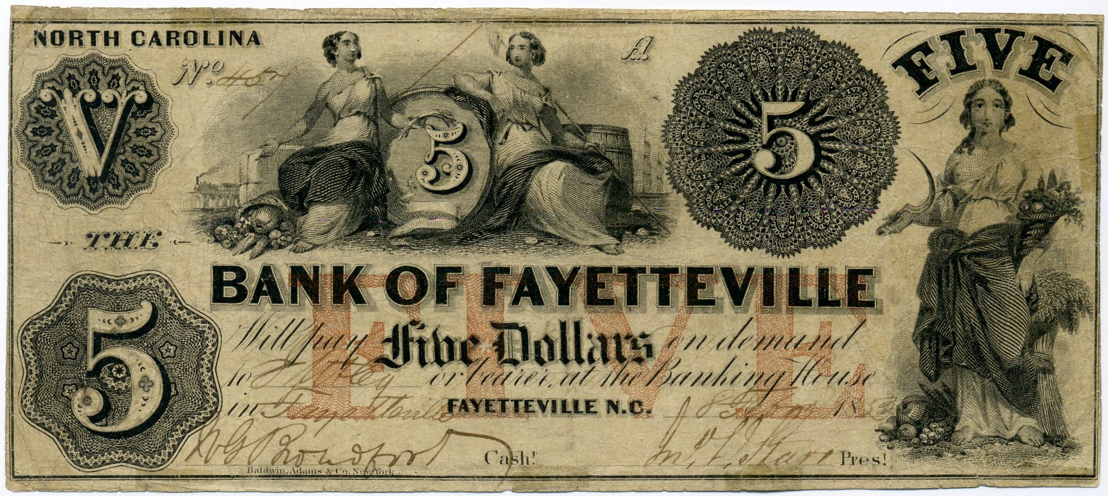 P810A Bank of Fayetteville, Fayetteville $5