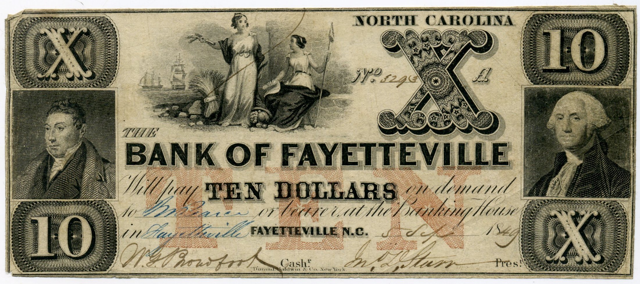 P820 Bank of Fayetteville, Fayetteville $10