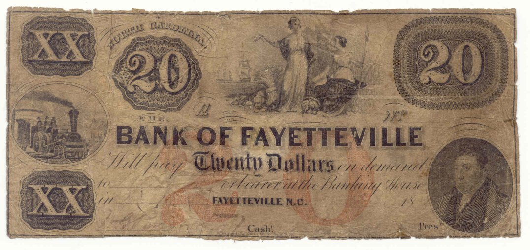 P830 Bank of Fayetteville, Fayetteville $20