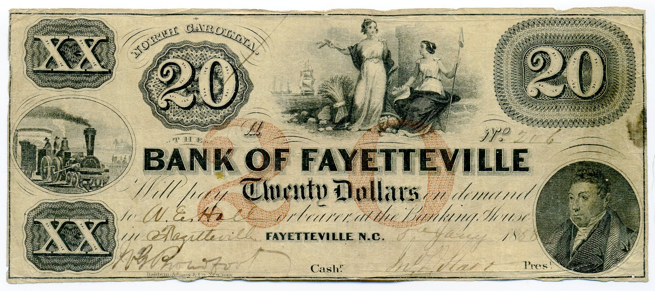 P830A Bank of Fayetteville, Fayetteville $20