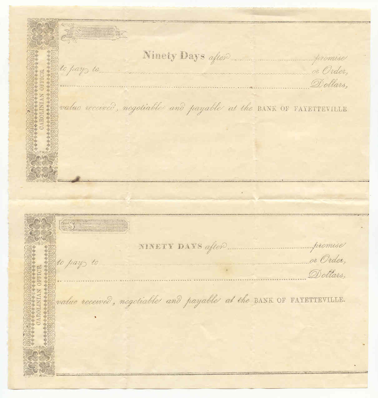Stock Installment Reciept (Washington Printed)