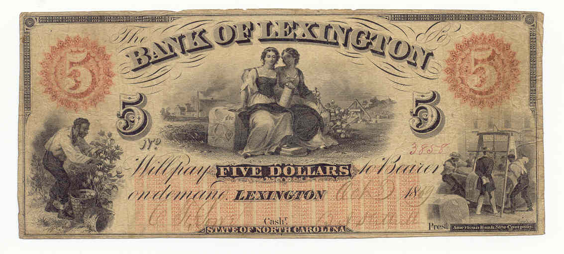 P840 Bank of Lexington, Lexington $5