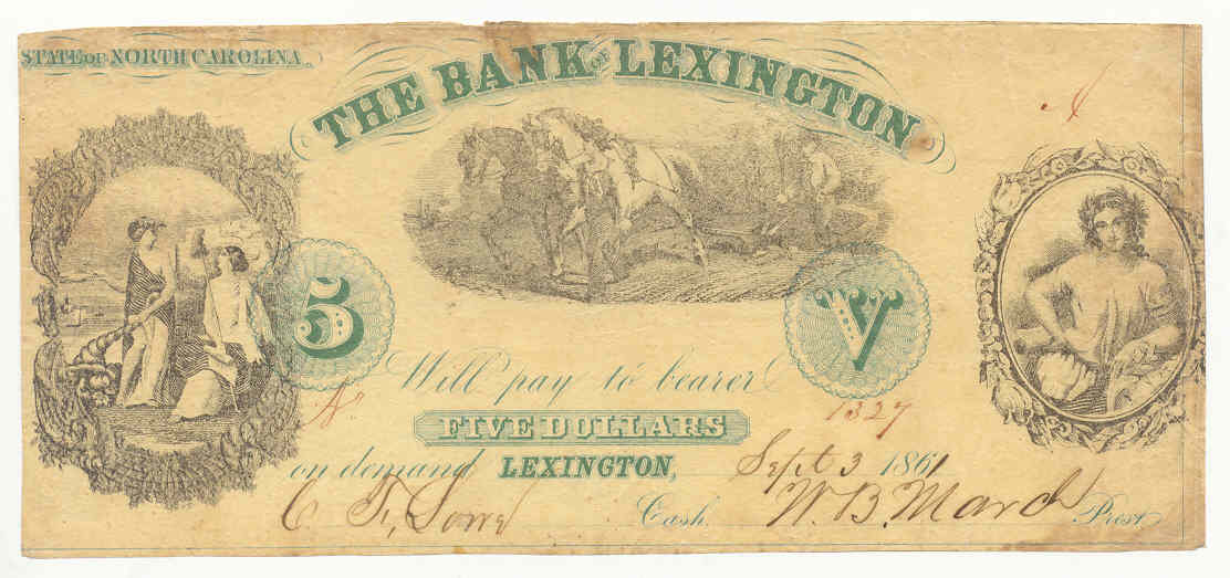 P850 Bank of Lexington, Lexington $5