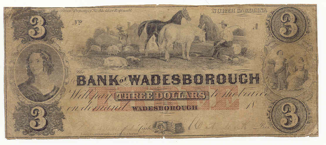 P1270A Bank of Wadesborough, Wadesborough $3