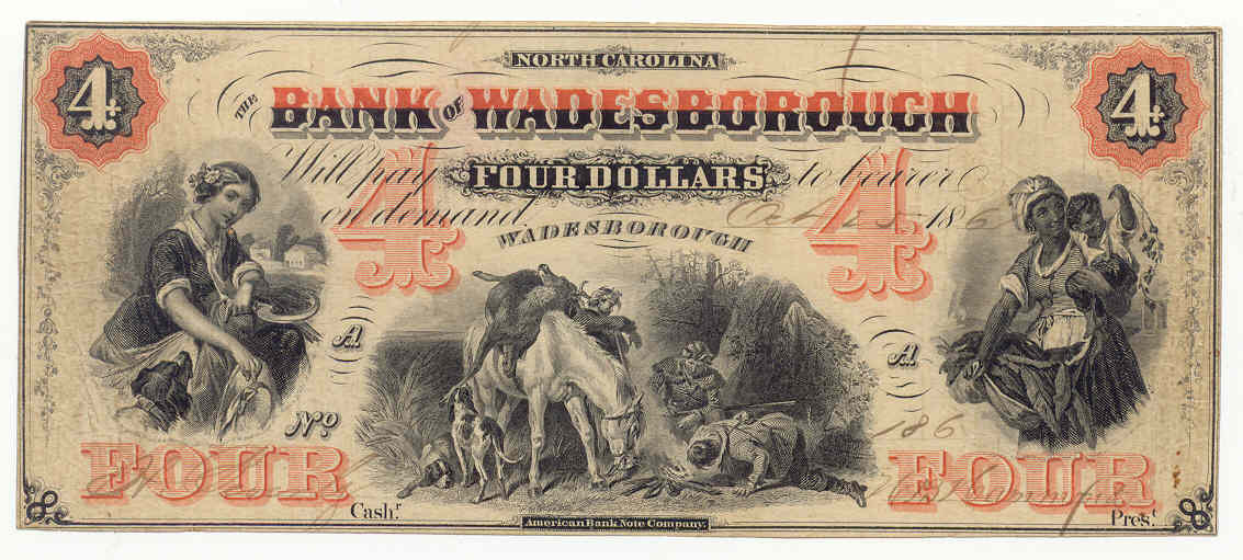 P1300 Bank of Wadesborough, Wadesborough $4