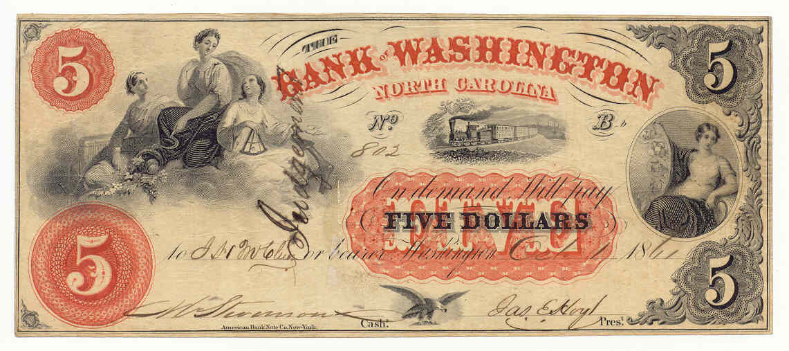 P1370A Bank of Washington, Washington $5