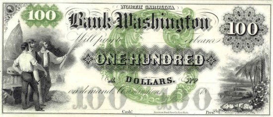 P1410A Bank of Washington, Washington $100