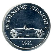 1921 Dusenberg Straight 8